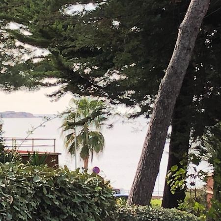 50M Plage T2 Grande Terrasse Vue Mer Climatise Piscine Chauffee, Parking Clos Gratuit Sanary-sur-Mer Exteriör bild
