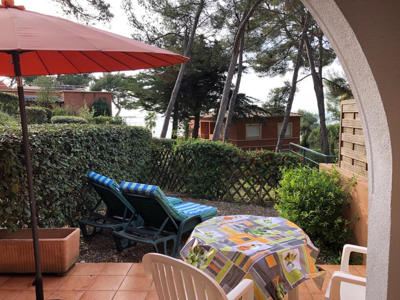 50M Plage T2 Grande Terrasse Vue Mer Climatise Piscine Chauffee, Parking Clos Gratuit Sanary-sur-Mer Exteriör bild