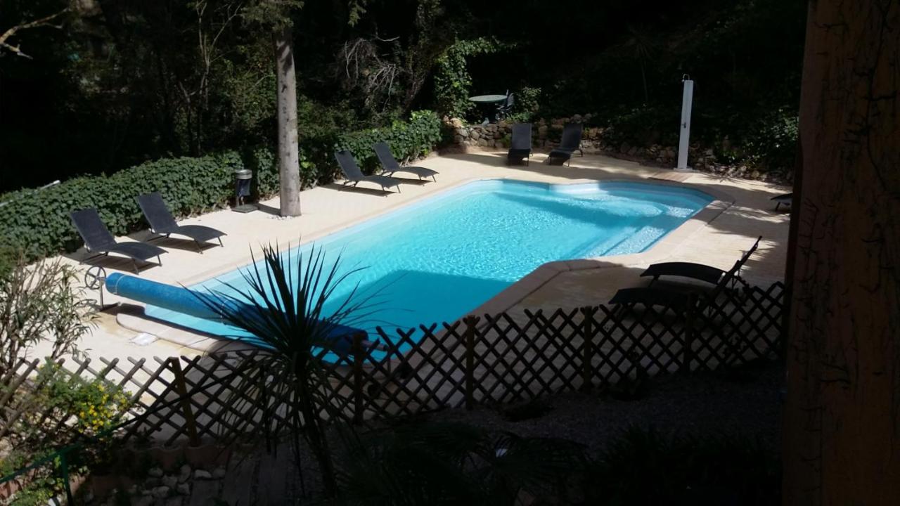 50M Plage T2 Grande Terrasse Vue Mer Climatise Piscine Chauffee, Parking Clos Gratuit Sanary-sur-Mer Exteriör bild
